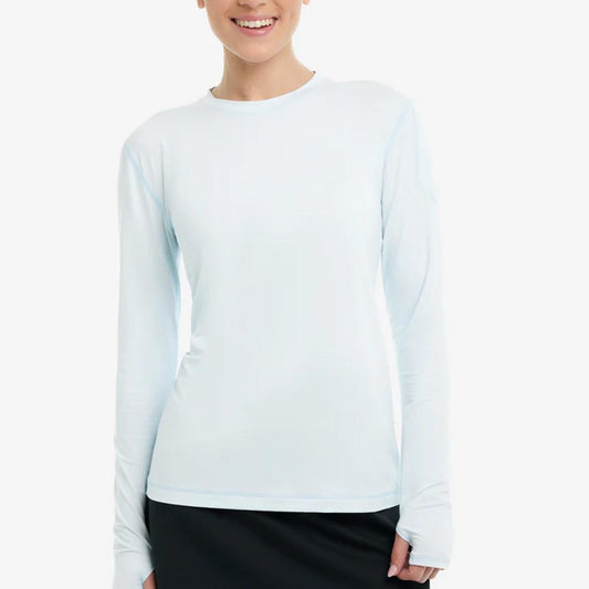 Women's 24/7 Long Sleeve Top Womens Apparel BLOQUV ICE_BLUE XS