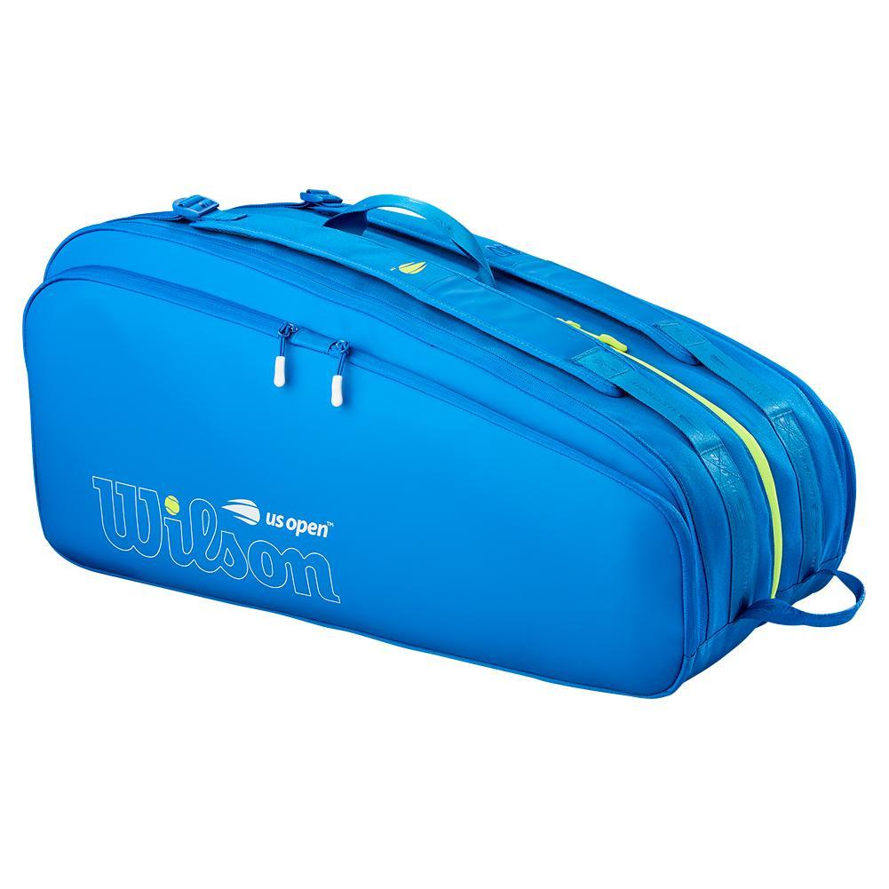 US Open 2024 Tour 12 Pack Tennis Bag Blue Tournament Gear WILSON Blue