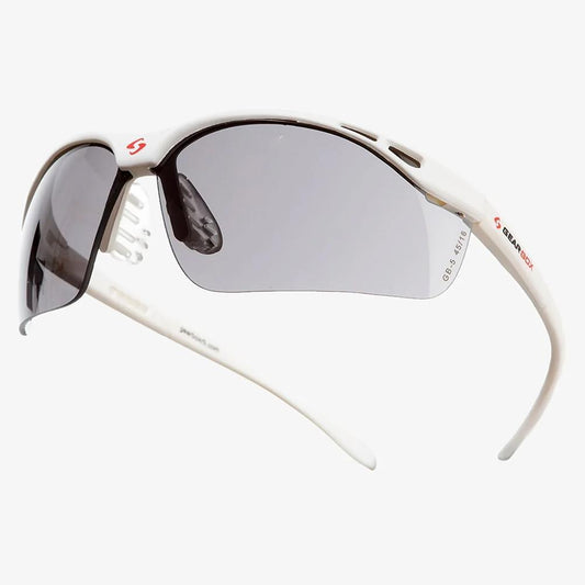 Slim Fit Pickleball Eyewear Smoke Lens Sunglasses GEARBOX Black