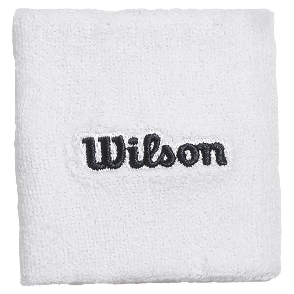 Unisex Logo Wristband Womens Apparel WILSON White