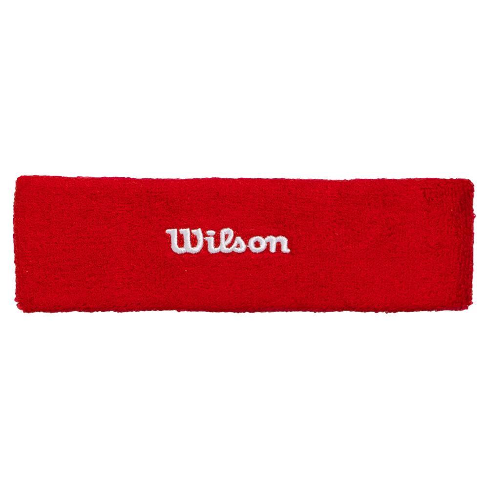 Unisex Logo Headband Womens Apparel WILSON Red