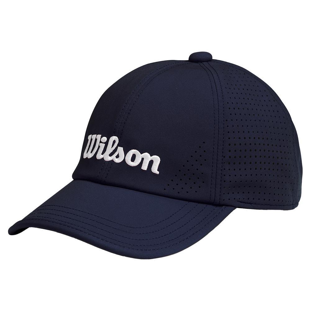 Unisex Laser-Cut Performance Cap Womens Apparel WILSON White