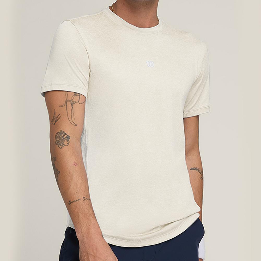 Men's Everyday Performance Tee Mens Apparel WILSON Beige S