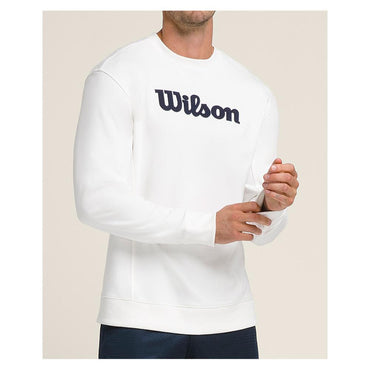 Men's Parkside Crew Classic Tennis Long Sleeve Outerwear WILSON Blue S