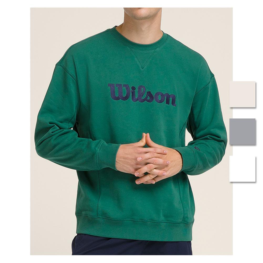 Men's Parkside Crew Classic Tennis Long Sleeve Outerwear WILSON
