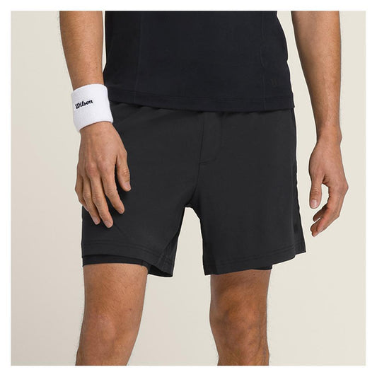 Men's Doubleday 7 Inch Short Mens Apparel WILSON Black S