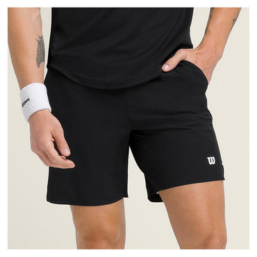 Men's Tournament 7 Inch Tennis Short Mens Apparel WILSON Black S