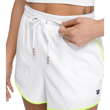 Women`s Bowery Court Tennis Short WOMENS APPAREL WILSON White M