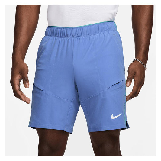 Men`s Court Dri-FIT Advantage 9 Inch Tennis Short MENS APPAREL NIKE Blue XS