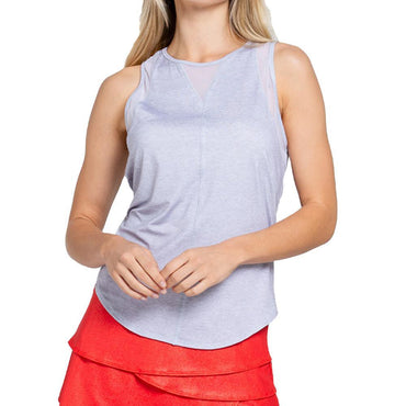 Women's LUV Chill Out Tennis Tank WOMENS APPAREL LUCKY IN LOVE S49080_HT_GRAY L