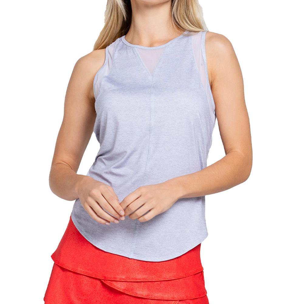 Women's LUV Chill Out Tennis Tank WOMENS APPAREL LUCKY IN LOVE S49080_HT_GRAY L