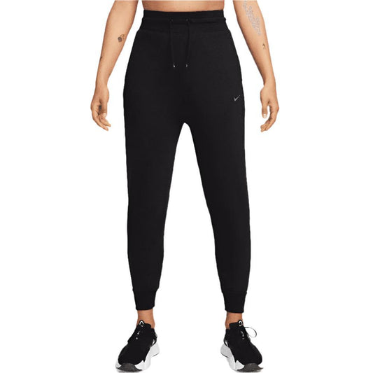 Women`s Dri-FIT One High-Waisted 7/8 French Terry Joggers WOMENS APPAREL NIKE Black XS