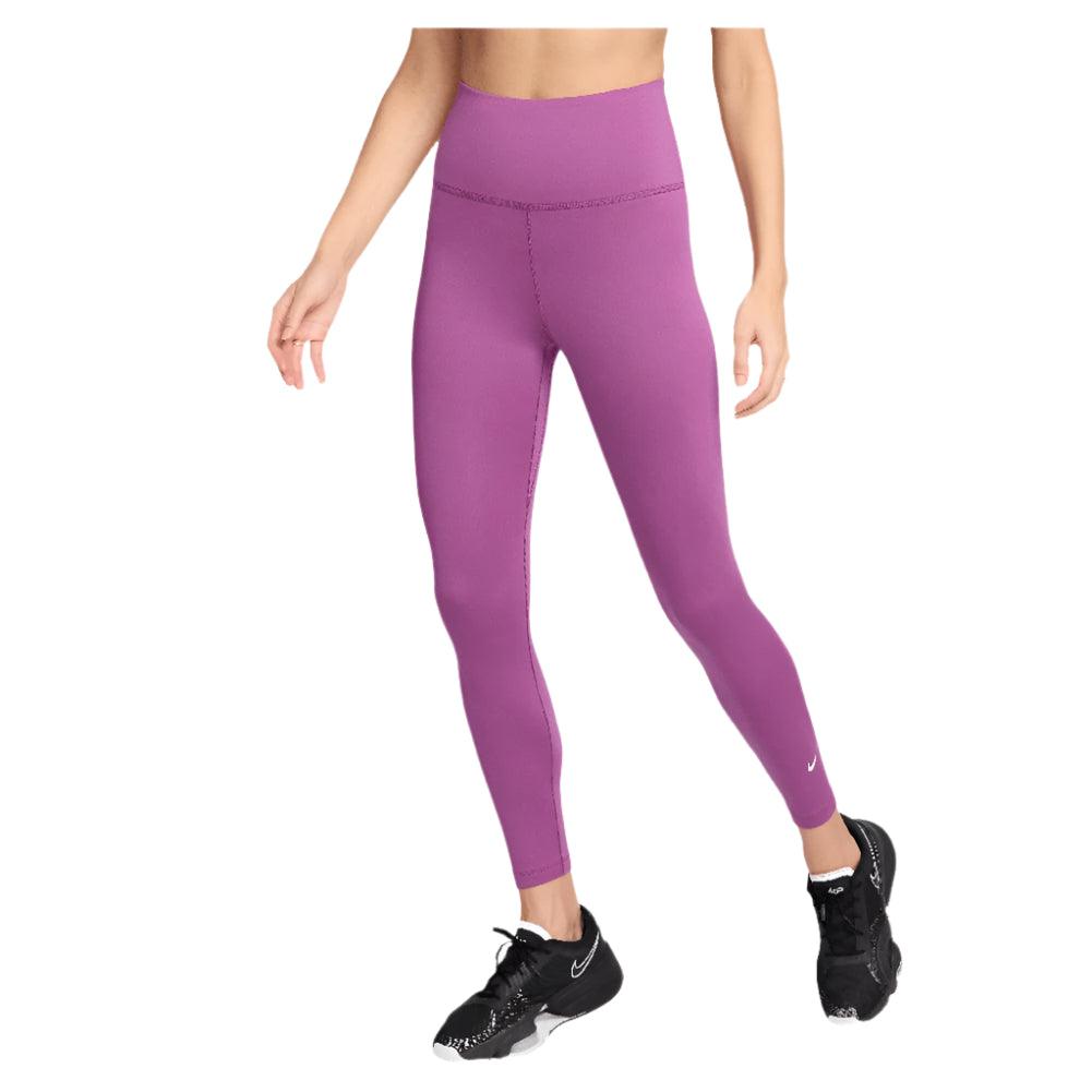Women`s Therma-FIT One High-Waisted 7/8 Leggings WOMENS APPAREL NIKE Purple XS