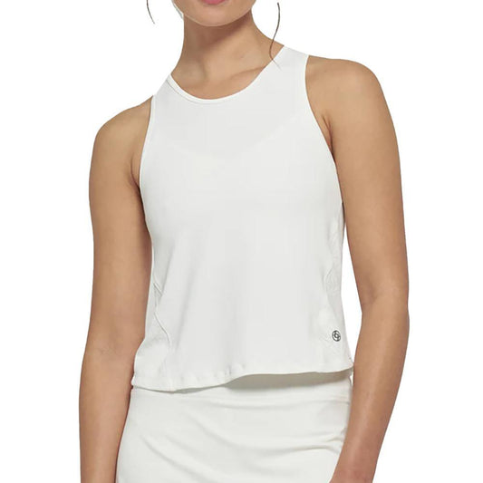 Women`s Elite Baton Tennis Tank Cayenne WOMENS APPAREL LIJA Red L