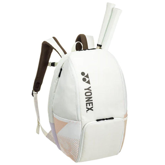 Pro Racquet Tennis Backpack Sand Beige BAGS YONEX White