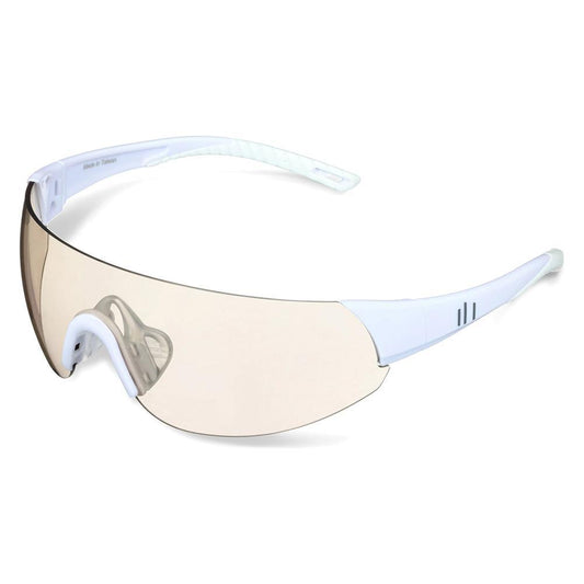 Shield Pickleball Eyewear White and Light Smoke SUNGLASSES PARALLEL Brown