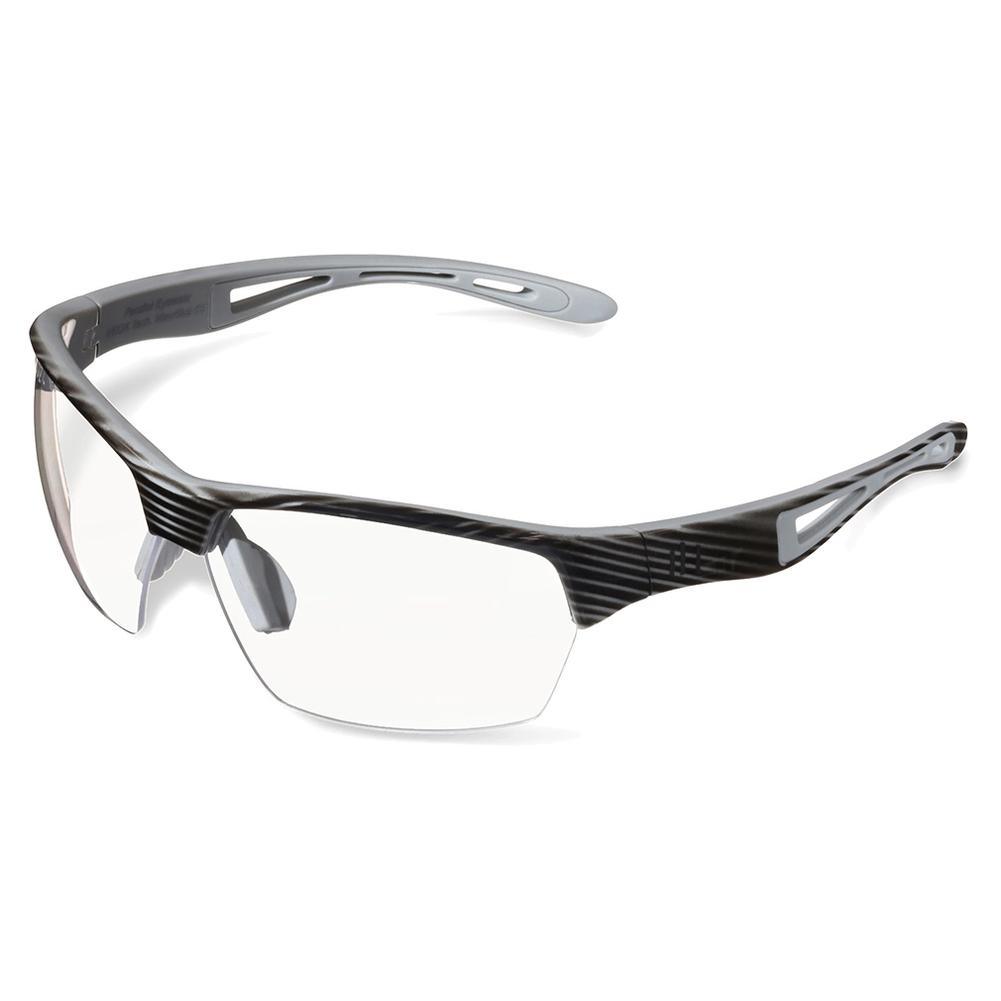 Predator Pickleball Eyewear White Tiger and Clear SUNGLASSES PARALLEL White
