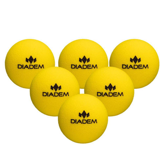 Official Quiet Pickleball 6 Pack Yellow PICKLEBALLS DIADEM Yellow