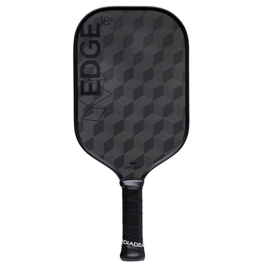 Edge 18k Standard Pickleball Paddle Midnight Black PICKLEBALL PADDLES DIADEM Black