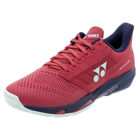 Men`s Power Cushion AD-ACCEL All Court Tennis Shoes Sunset Red TOP TENNIS SHOES YONEX 6 Red