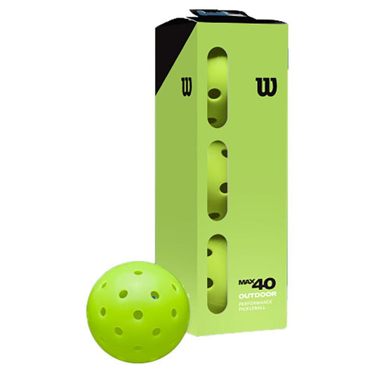 Max 40 Outdoor Pickleball Case No Packaging Green PICKLEBALLS WILSON Green