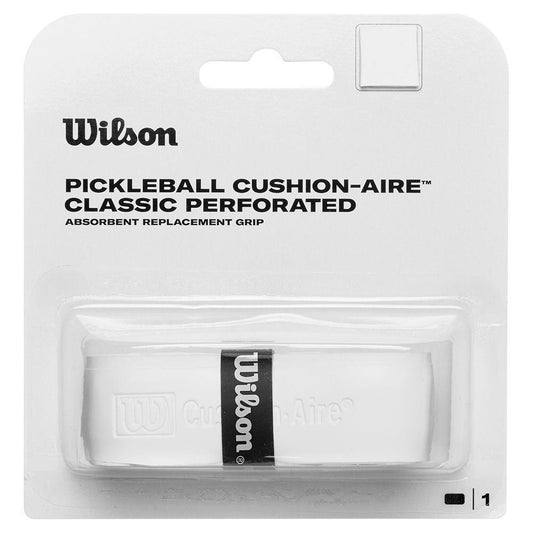 Classic Perforated Pickleball Replacement Grip White PICKLEBALL GRIPS WILSON White