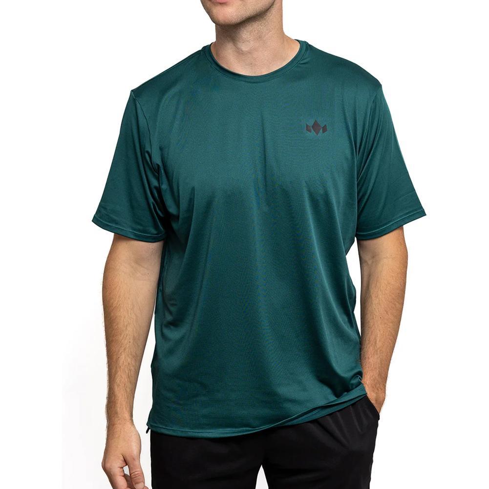 Men`s Essential Crew Neck MENS TEAM GEAR DIADEM FOREST_GREEN XS