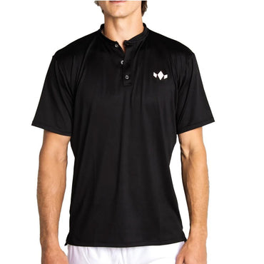 Men`s Essential Henley MENS TEAM GEAR DIADEM Black XS