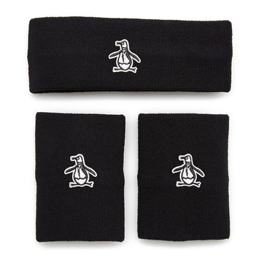 Men`s Solid Head and Wristband Set WOMENS APPAREL PENGUIN Grey ONE_SIZE