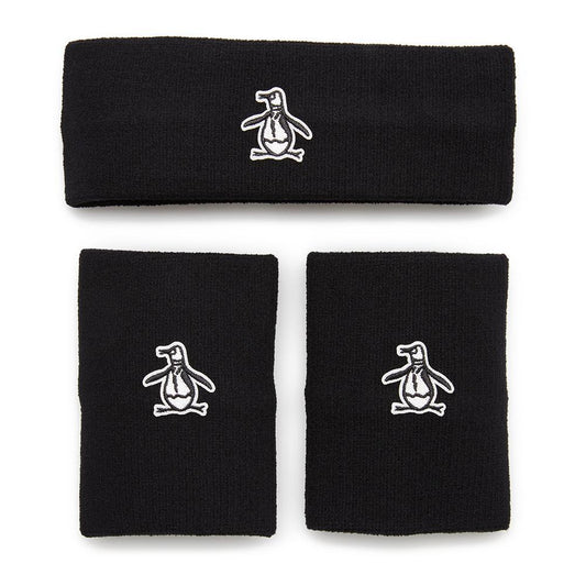 Men`s Solid Head and Wristband Set WOMENS APPAREL PENGUIN Grey ONE_SIZE