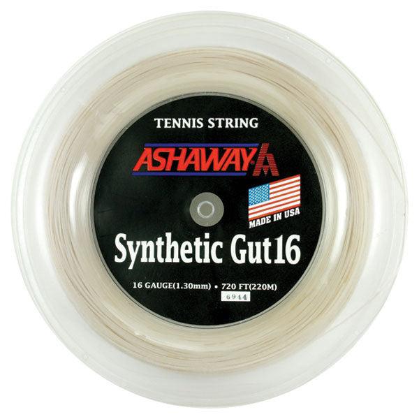 Synthetic Gut 16g Reel 720' White Strings ASHAWAY Default Title