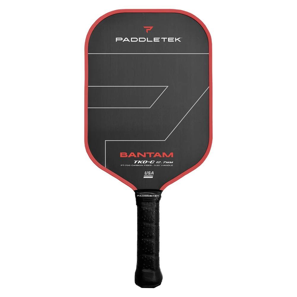 Bantam TKO-C 12.7 Standard Grip Pickleball Paddle PICKLEBALL PADDLES PADDLETEK Red
