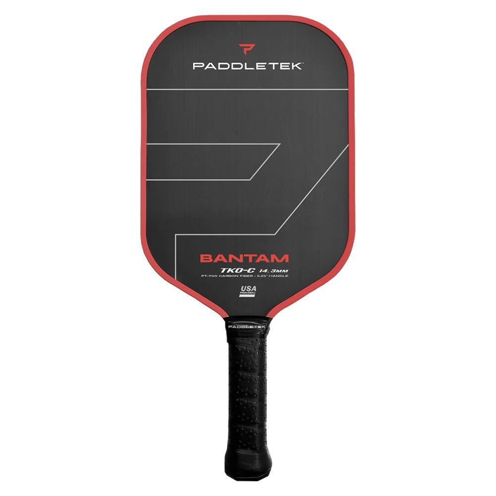 Bantam TKO-C 14.3 Standard Grip Pickleball Paddle PICKLEBALL PADDLES PADDLETEK Red