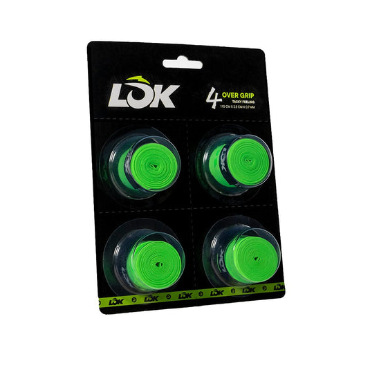 Lok Set de 4 Overgrips Green