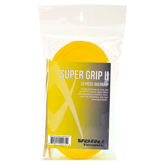 Super Grip II 30 Pack Yellow Grips VOLKL Yellow