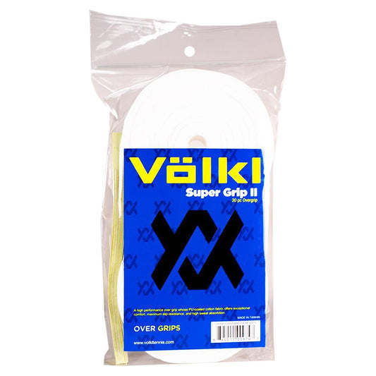 Super Grip II 30 Pack White Grips VOLKL White