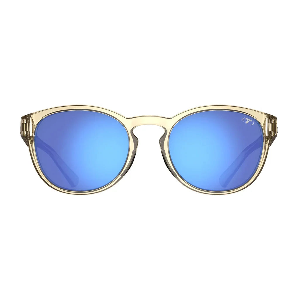 Svago Sunglasses Golden Ray and Sky Blue Mirror Lenses TIFOSI
