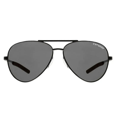 Shwae Sunglasses Satin Black and Smoke Lenses TIFOSI