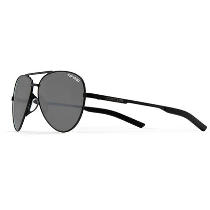 Shwae Sunglasses Satin Black and Smoke Lenses TIFOSI Default Title