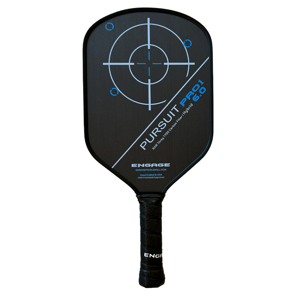 Pro1 6.0 Hybrid Pickleball Paddle ENGAGE PICKLEBALL BLUE