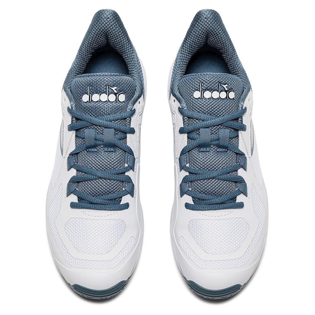 Men's Trofeo 2 AG Pickleball Shoes White and Oceanview Shoes DIADORA