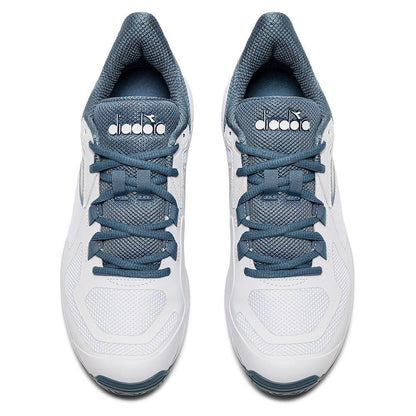 Men's Trofeo 2 AG Pickleball Shoes White and Oceanview Shoes DIADORA