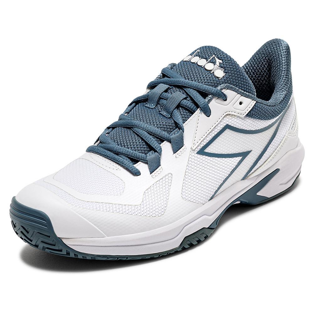 Men's Trofeo 2 AG Pickleball Shoes White and Oceanview Shoes DIADORA