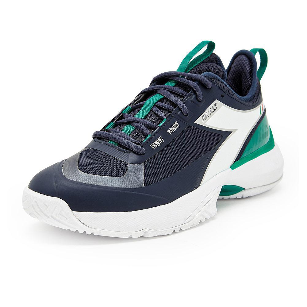 Men's Finale AG Tennis Shoes Blue Corsair and White Shoes DIADORA 11