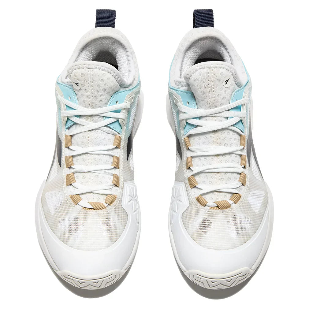 Women`s Speed Blushield Fly 4 Tennis Shoes White and Blue Corsair DIADORA