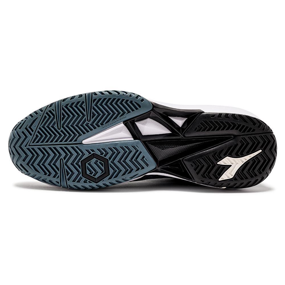 Men's Speed Competition 7 AG Tennis Shoes Oceanview and White Top Tennis Shoes DIADORA
