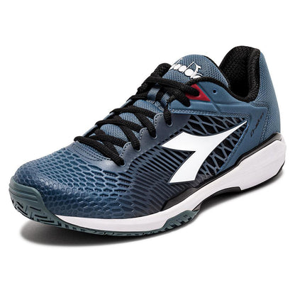 Men's Speed Competition 7 AG Tennis Shoes Oceanview and White Top Tennis Shoes DIADORA
