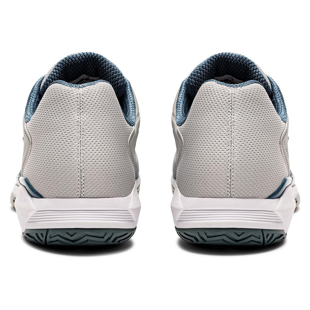 Men's Speed Competition 7 AG Tennis Shoes Silver and Oceanview Top Tennis Shoes DIADORA