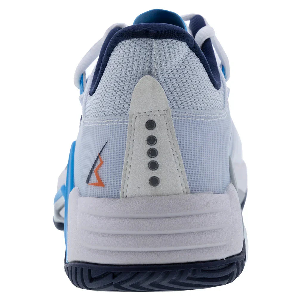 Men`s B.Icon 3 Tennis Shoes White and Blue Corsair DIADORA
