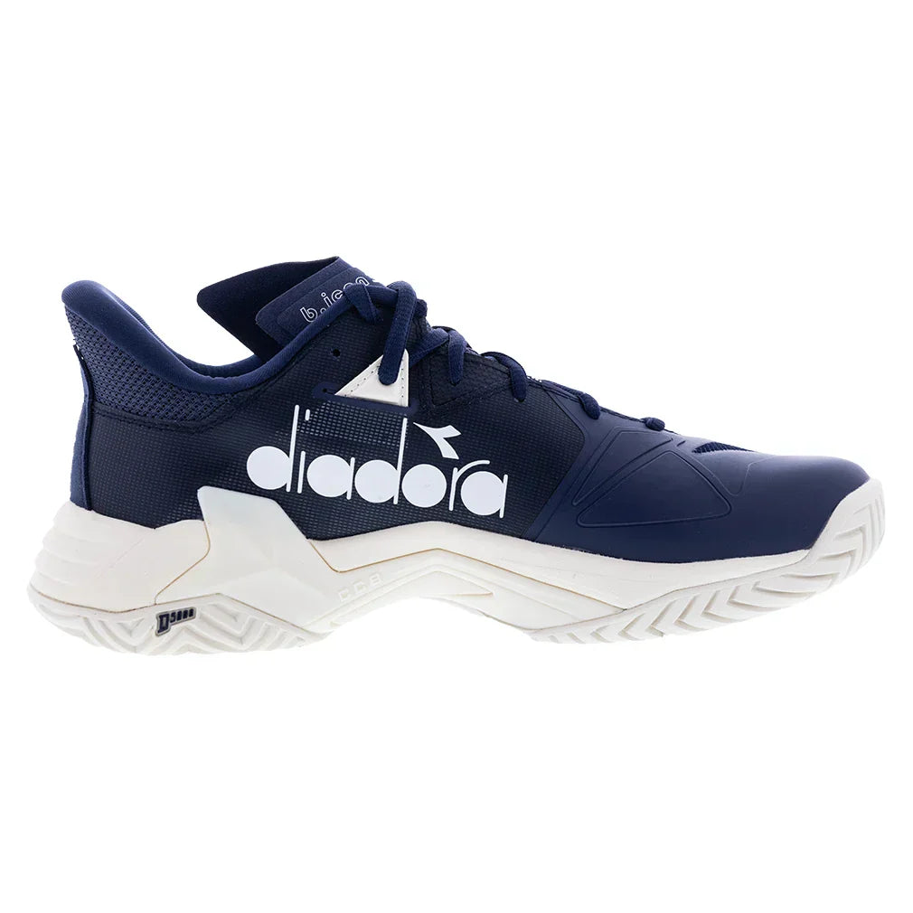 Men`s B.Icon 3 Tennis Shoes Blue Corsair and White DIADORA